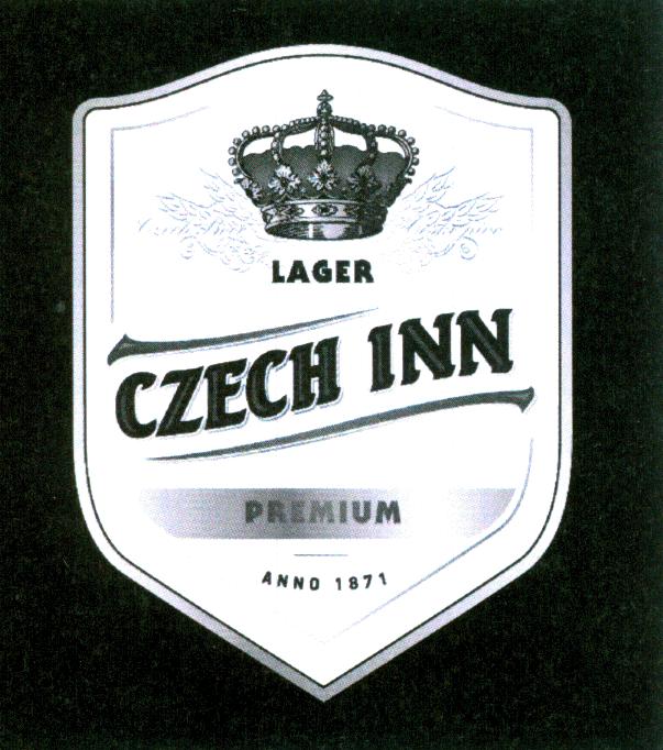 Prekės ženklas: CZECH INN PREMIUM LAGER ANNO 1871